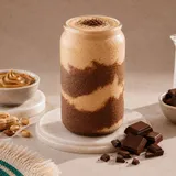 Peanut butter and chocolate smoothie