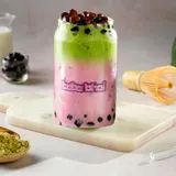 Strawberry Matcha Bubble Tea