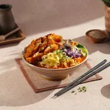 Fried Paneer Ramen Bowl