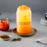 Mango Colada with Popping Bubbles