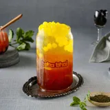 Peach Iced Tea with Bubbles