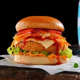 Korean Honey Sriracha Veggie Burger