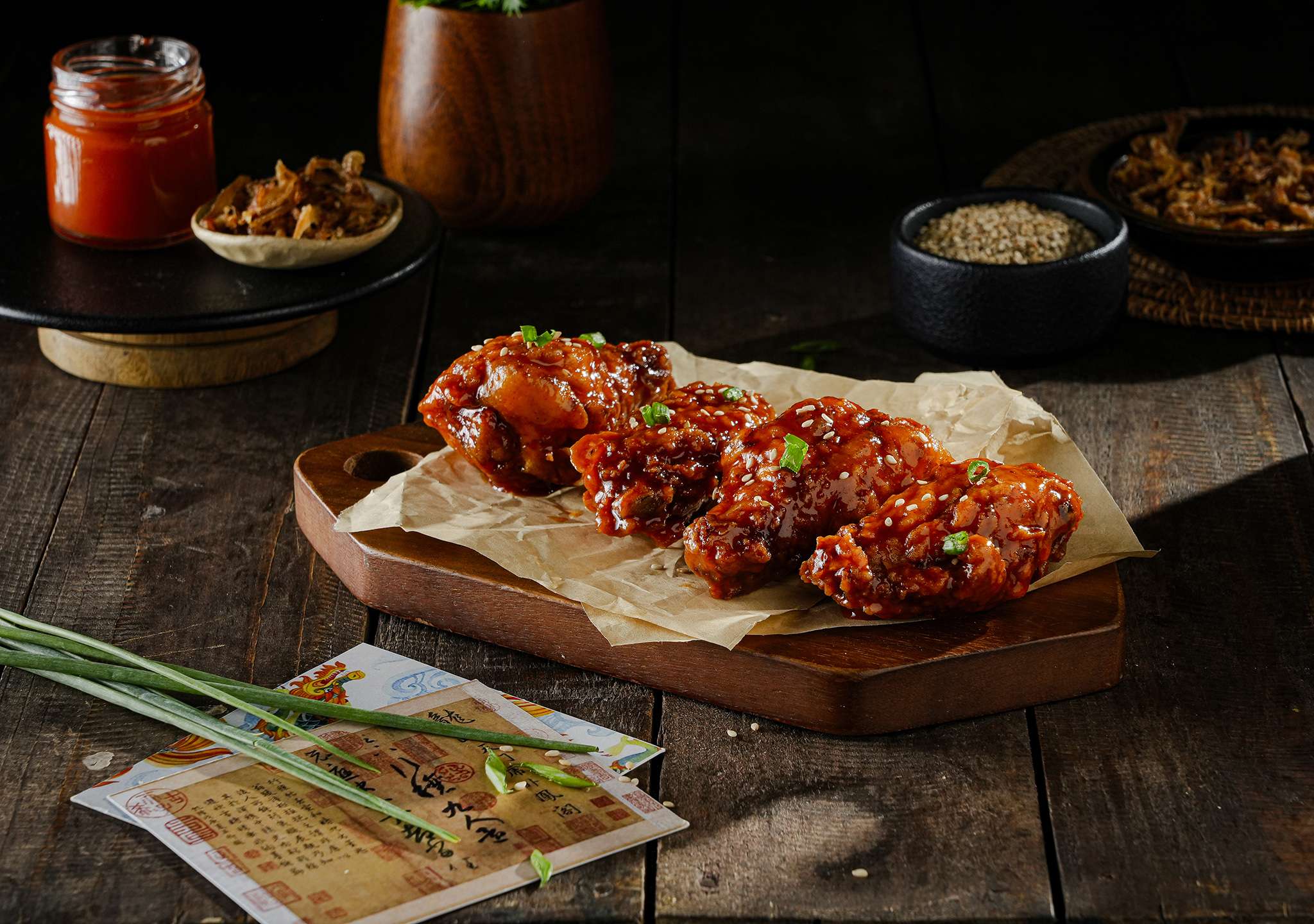 Mango Habanero Chicken Wings (4 Pcs)