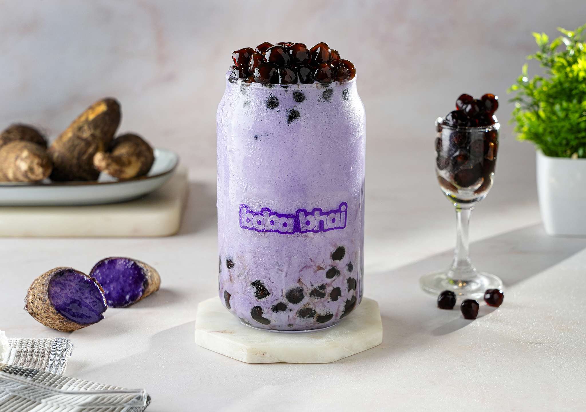 Taro Lava Bubble Tea