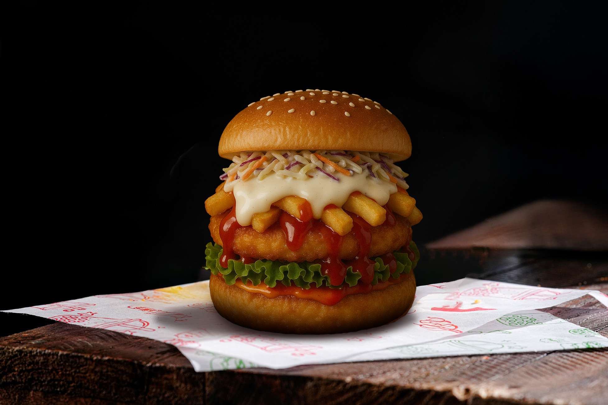 Morning Crunch Burger