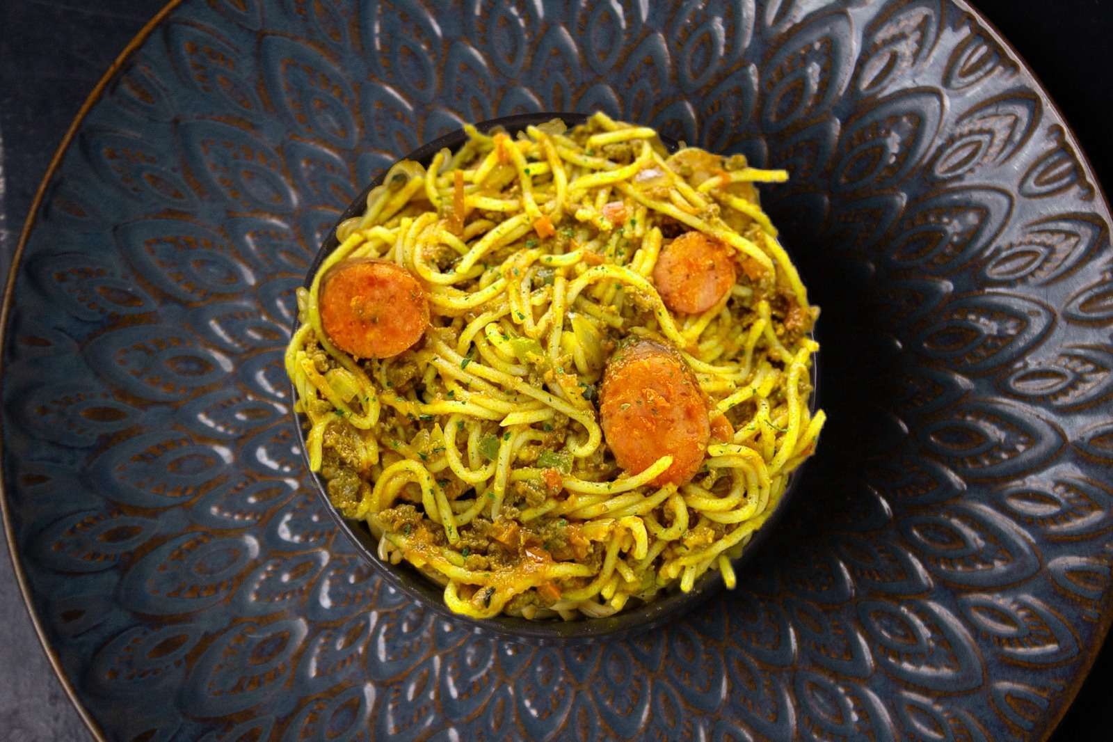 Chicken Sausage Maggi