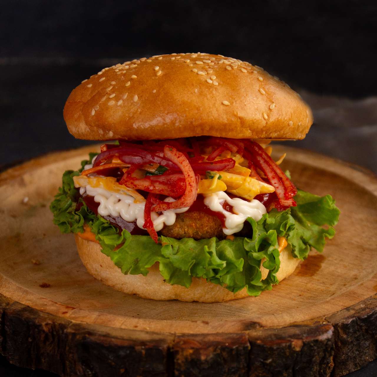 Korean Classic Veggie Burger