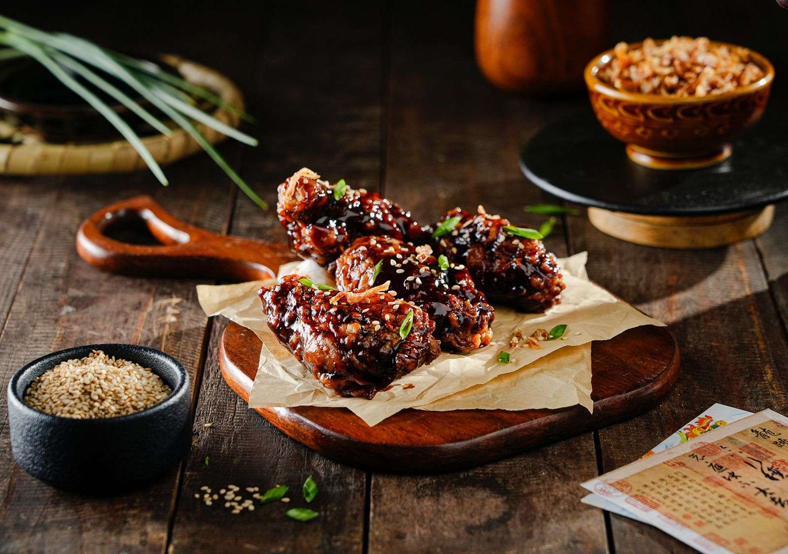 Korean Loaded Fried Chicken Wings 3 pcs