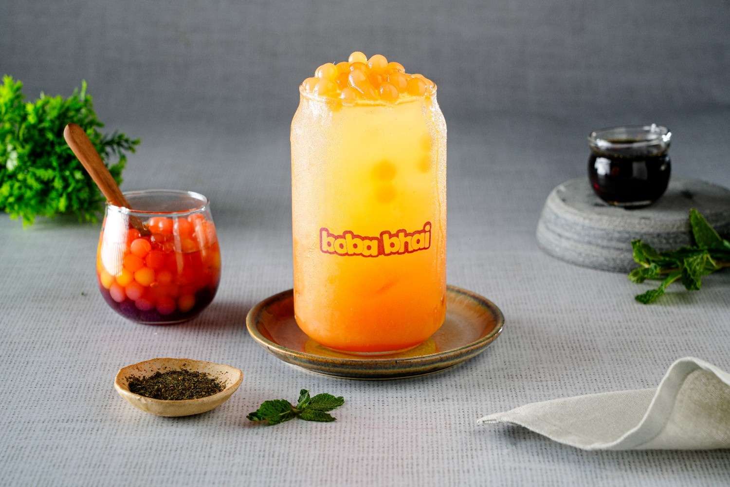 Mango Colada with Popping Bubbles