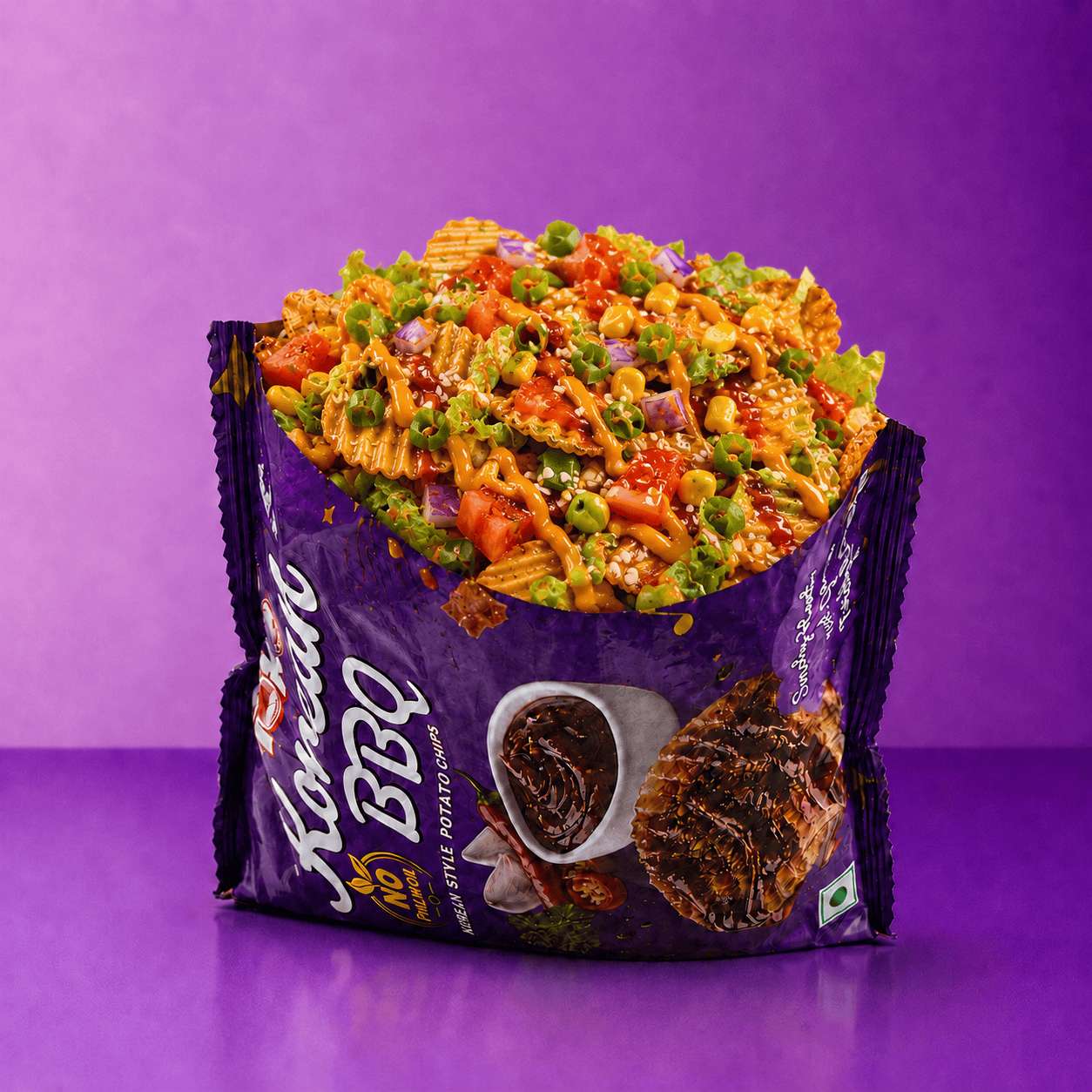 Korean BBQ Loaded Chips