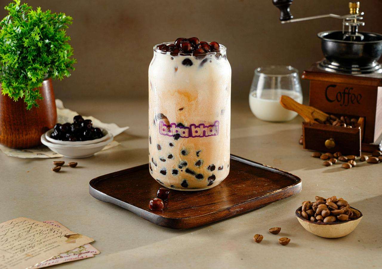 Mocha Cold Coffee with Boba