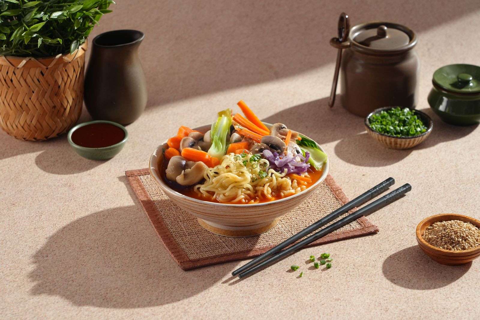 Korean Veg Ramen Bowl