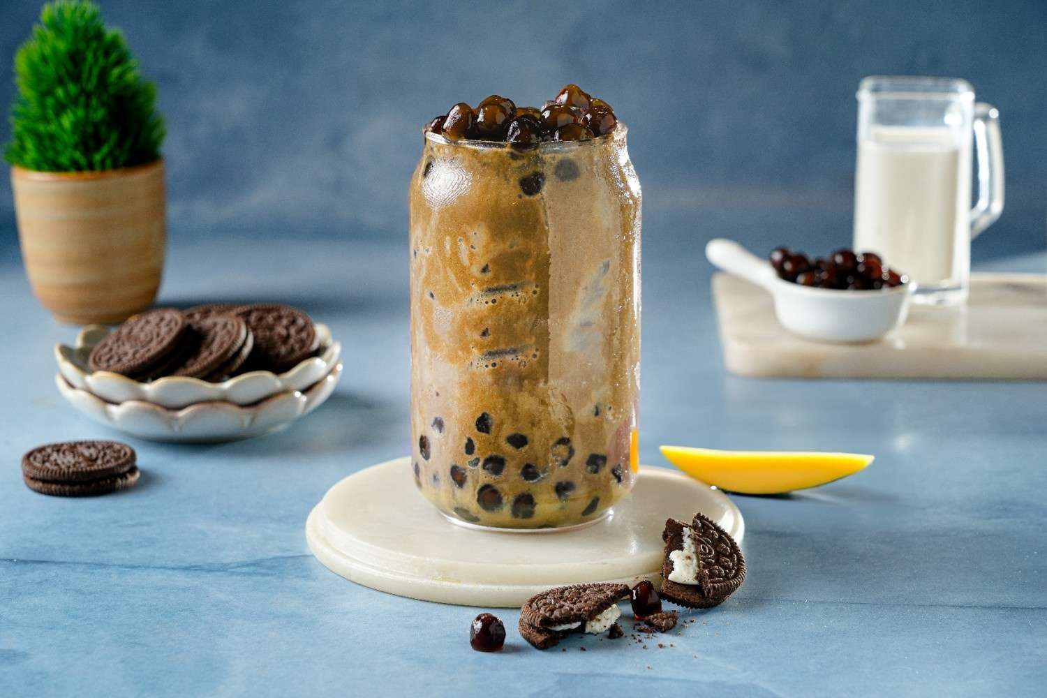 Mango Oreo milkshake