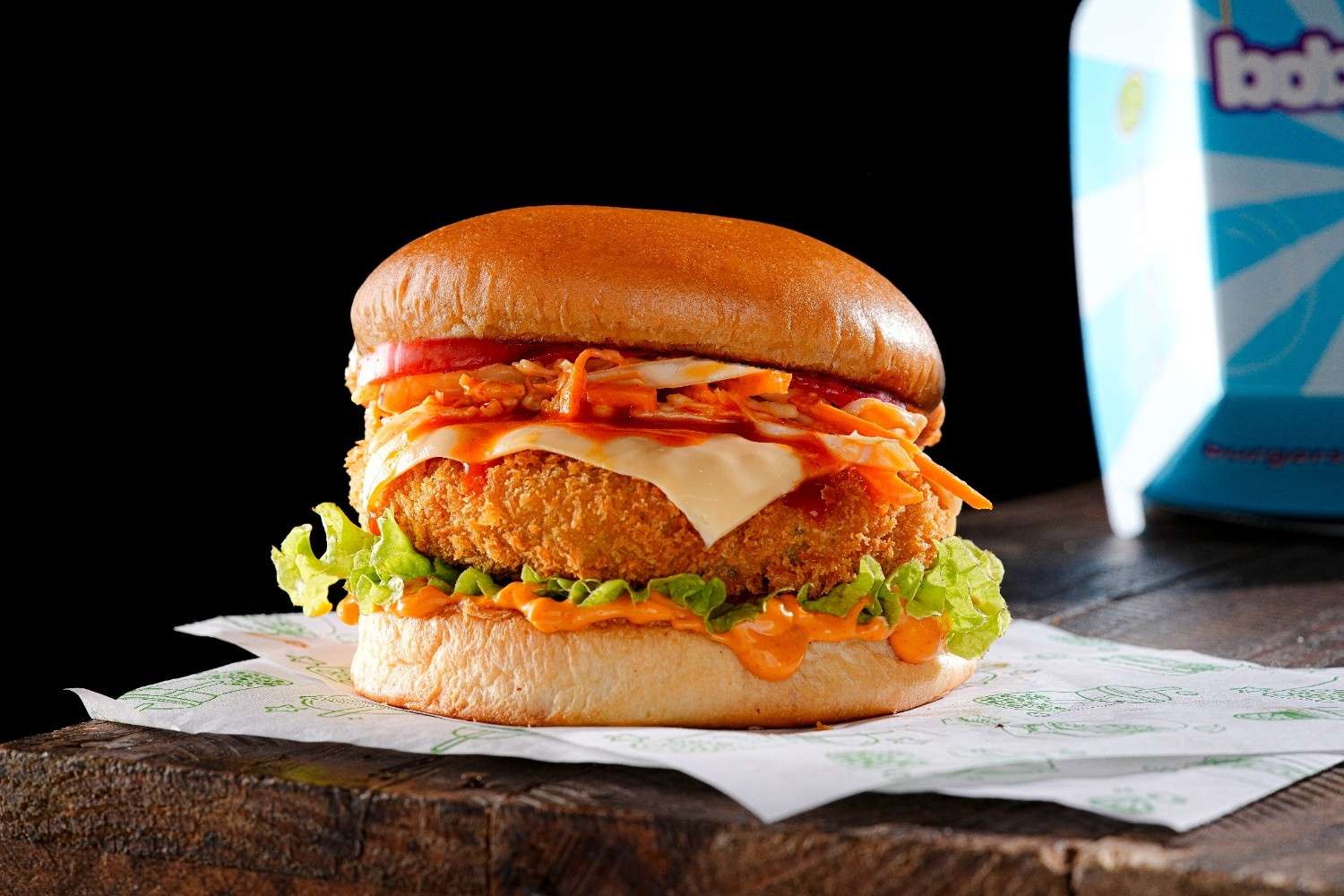 Korean Classic Aloo Tikki Burger