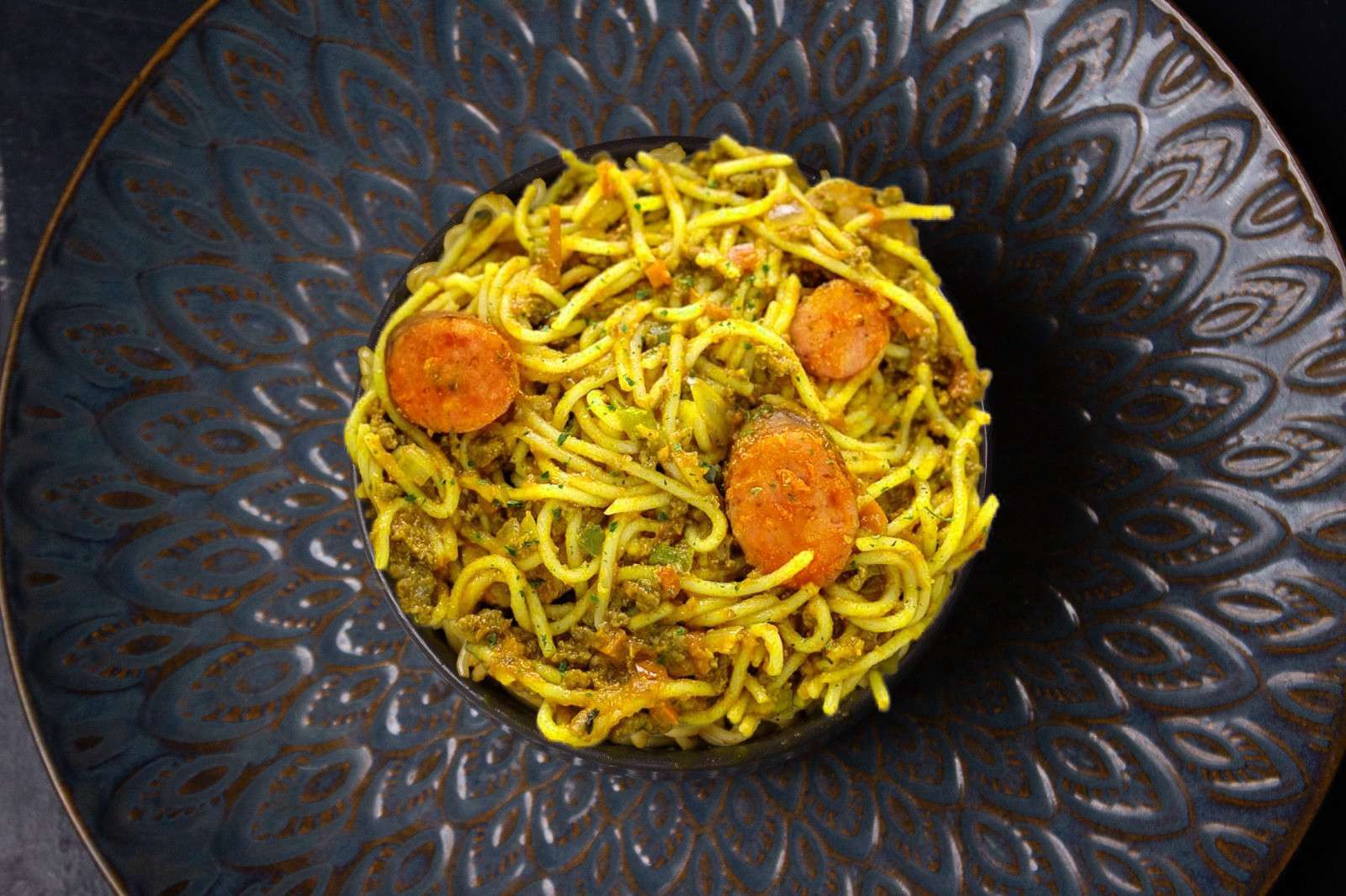 Chicken Sausage Maggi