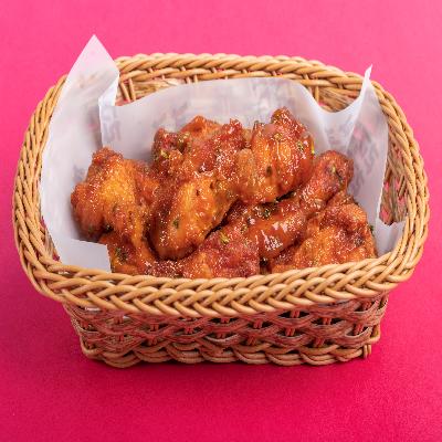 Korean Hot N Spicy Chicken Wings (4 Pcs)