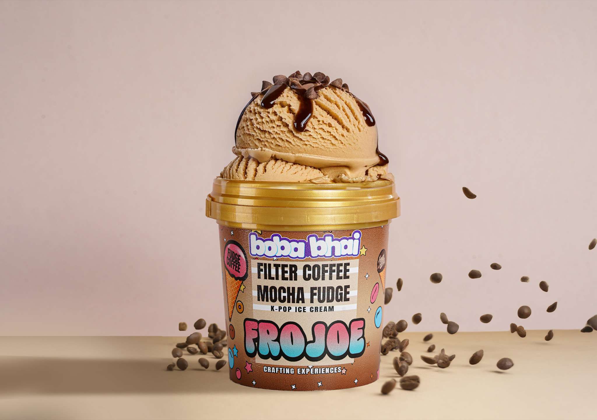 Filter Coffee Mocha Fudge Ice Cream - 100 ml Cup