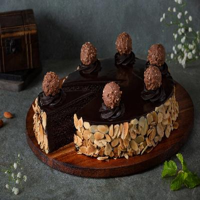 Almond Ferrero Rocher Cake
