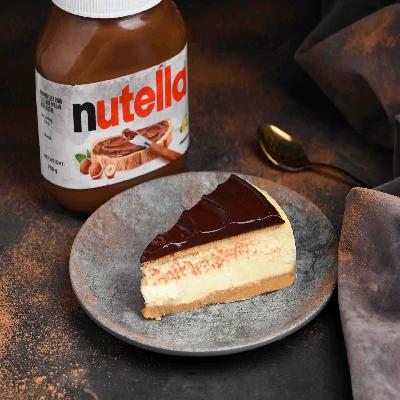 Nutella Cheesecake Slice