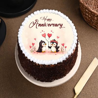 Butterscotch Anniversary Poster Cake (500gm)