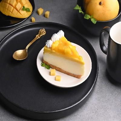 Mango Bake Cheesecake Slice