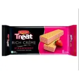 BRITANNIA TREAT RICH CREME STRAWBERRY 55G