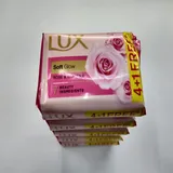 LUX RADIANT GLOW ROSE & VITAMIN C+ E SOAP 5*100G