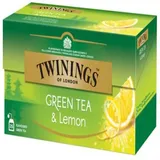 TWININGS GREEN TEA LEMON TEA BAGS 25N