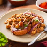 ALOO TIKI WITH CHANA