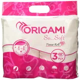ORIGAMI SO SOFT TISSUES ROOLL 3 PLY 4 IN 1