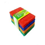 SHAGUN 4 PC SET COLOR SCRUB PAD S-8