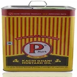 P MARKA KACHI GHANI MUSTERD OIL  TIN 15 LTR
