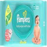 PAMPERS BABY WIPES WITH ALOE BUY1GET1 72 WIPES