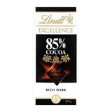 LINDT RICH DARK 85% COCOA 100G