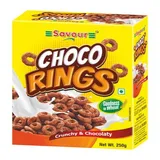 SAVOUR CHOCO RINGS CRUNCHY&CHOCOLATY 250G