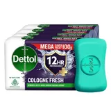 DETTOL COLOGNE FRESH SOAP SET 4*100G