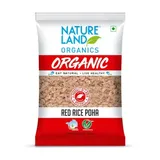 NATURE LAND ORGANIC RED RICE POHA 500G