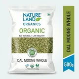 NATURE LAND ORGANIC DAL MOONG WHOLE 500G