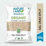 NATURE LAND ORGANIC DAL URAD SPLIT 500G