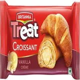 BRITANNIA TREAT CROISSANT VANILLA CREME 50G