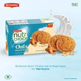 BRITANNIA NUTRI CHOICE OATS ALMOND MILK COOKIES 75