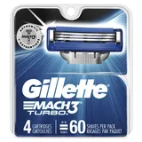 GILLETTE MACH3 CHARCOAL 4CUTS