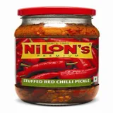 NILONS STUFFED RED CHILLI PICKLE 400G