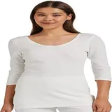 JOCKEY WOMAN THERMAL SLEEVE TOP 2503 M WHITE