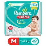 PAMPERS BABY DRY M 20 MAGIC GEL