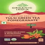ORGANIC INDIA TULSI GREEN TEA POMEGRANATE 25N