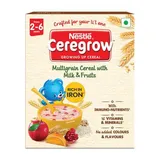 NESTLE CEREGROW M.GRAIN CEREAL MILK & FRUITS 2-6 Y