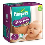 PAMPRES ACTIVE BABY S 22 DIAPERS
