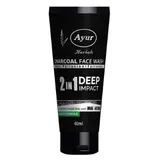 AYUR CHARCOAL FASH WASH 2IN140ML