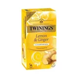 TWININGS LEMON GINGER TEA BAGS 25